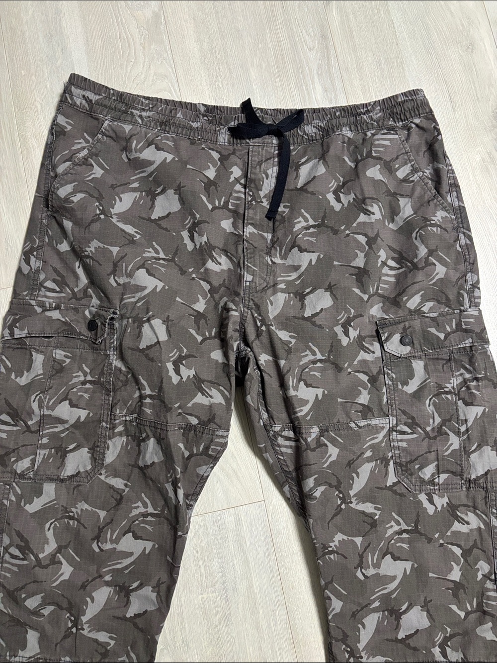 🔥BUNDLESALE Men’s XXL Levi's Gray Camouflage Cargo Ripstop Pants Joggers